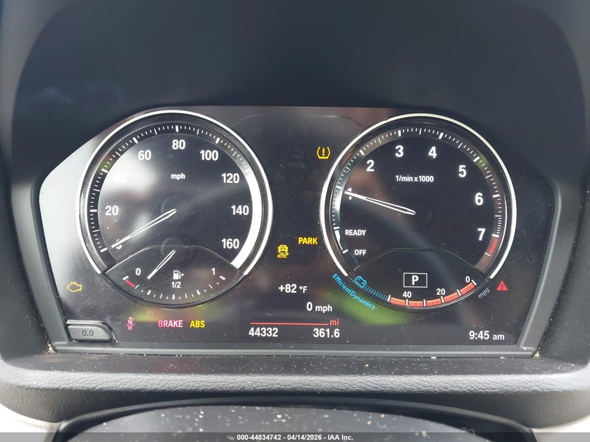 2018 BMW X1 Sdrive28I VIN: WBXHU7C32J5L06047 Lot: 44834742