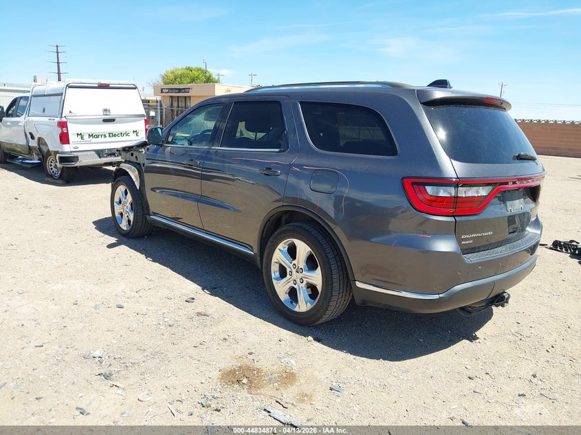 1C4RDJDGXFC745872 2015 Dodge Durango 3.6 Limited grey