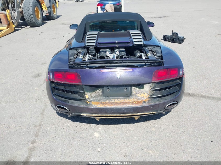 2011 Audi R8 5.2 VIN: WUAVNAFG9BN000475 Lot: 44834897