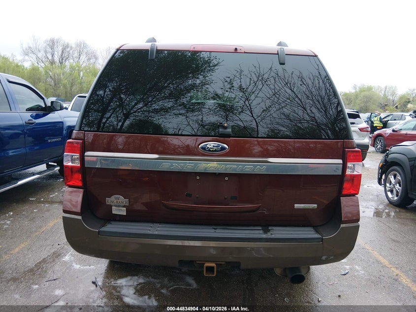 2015 Ford Expedition 3.5 King Ranch Red Lot 111044834904 Vin 1FMJU1JT5FEF16465