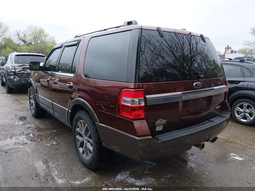 2015 Ford Expedition 3.5 King Ranch Red Lot 111044834904 Vin 1FMJU1JT5FEF16465