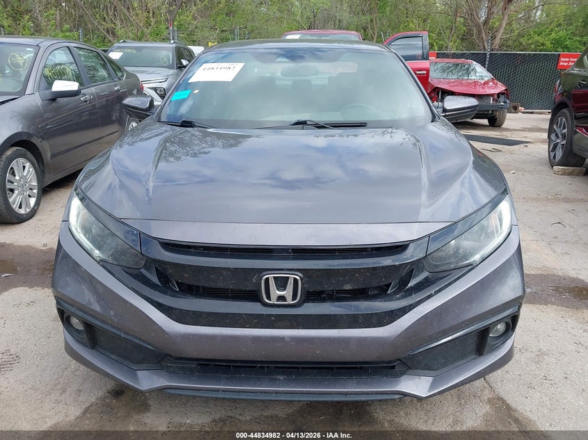 2019 Honda Civic 2.0 Sport grey Lot 111044834982 Vin 2HGFC2F8XKH581324