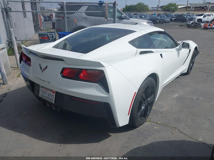 Vin: 1g1yb2d72g5125877, lot: 45332327, chevrolet corvette stingray 20164