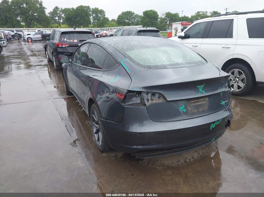 2022 Tesla Model 3 Long Range Dual Motor All-Wheel Drive grey Lot 111044835166 Vin 5YJ3E1EB6NF277842