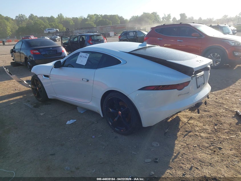 Vin: sajdd1gx3jck54589, lot: 45332481, jaguar f-type 296hp 20183