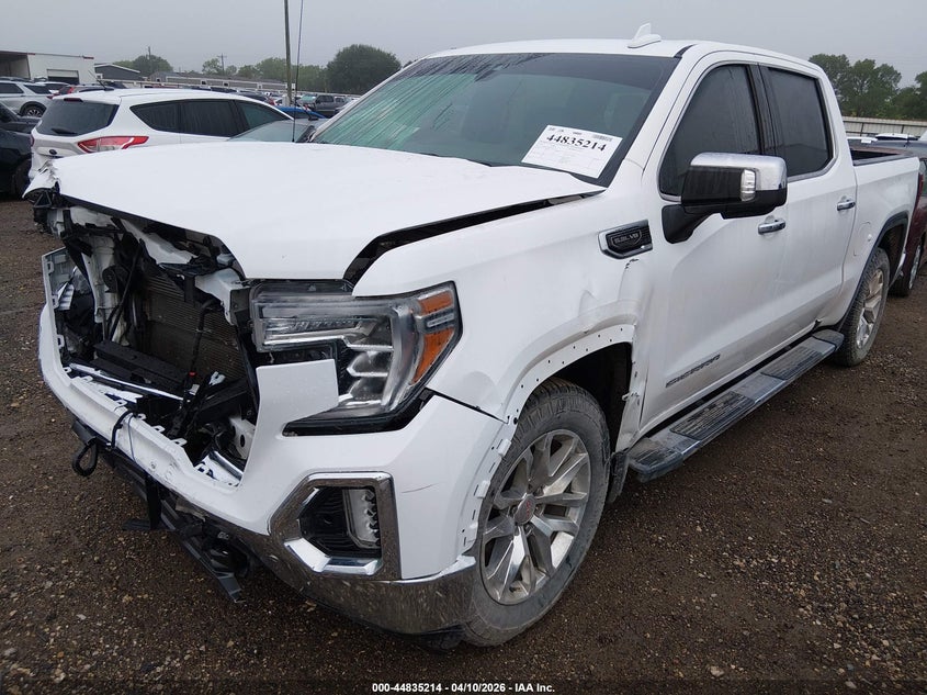 2019 Gmc SIERRA 5.3 1500 Slt white Lot 111044835214 Vin 1GTP8DED1KZ201737