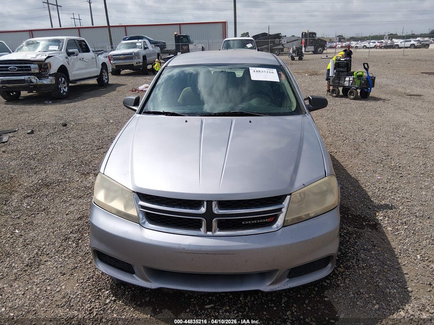 2013 Dodge Avenger Se V6 VIN: 1C3CDZAG5DN766708 Lot: 44835216