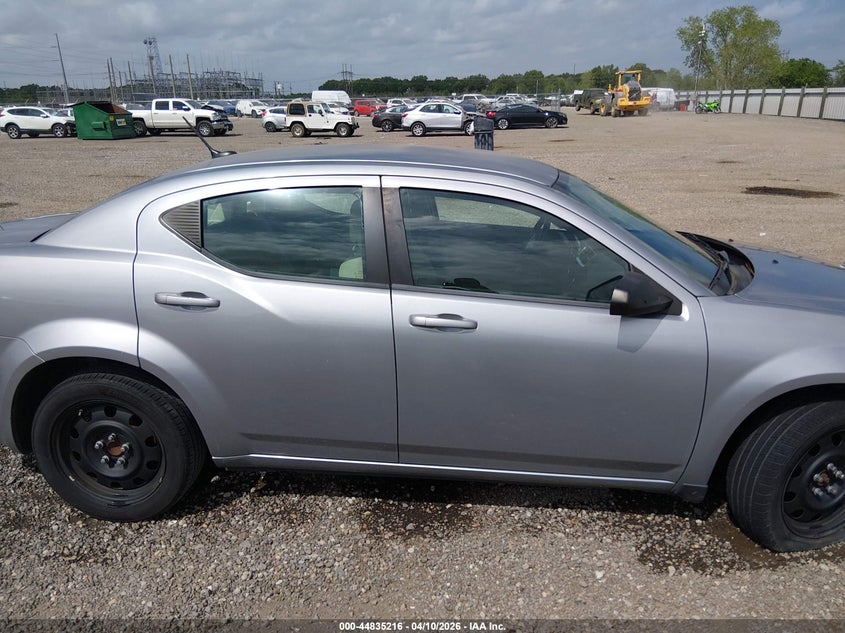 2013 Dodge Avenger Se V6 VIN: 1C3CDZAG5DN766708 Lot: 44835216