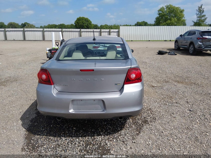 2013 Dodge Avenger Se V6 VIN: 1C3CDZAG5DN766708 Lot: 44835216