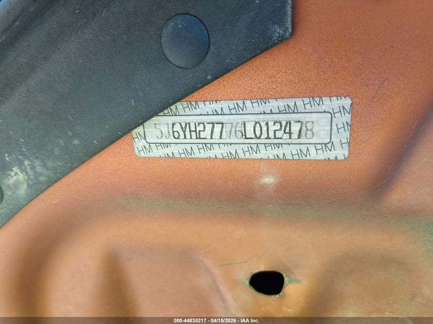 2006 Honda Element Ex-P VIN: 5J6YH27776L012478 Lot: 44835217