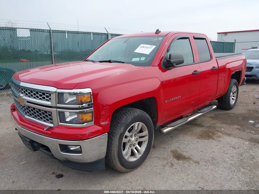 2014 Chevrolet Silverado 5.3 1500 1Lt red Lot 111044835237 Vin 1GCVKREC8EZ140114