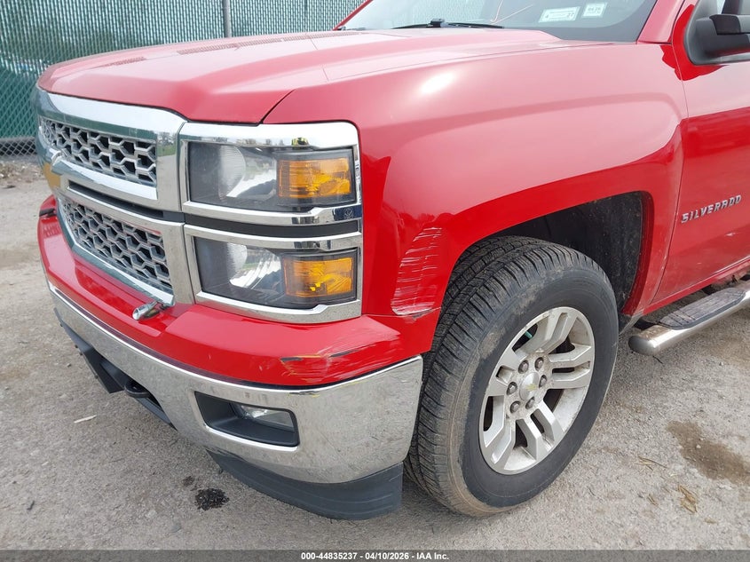 2014 Chevrolet Silverado 5.3 1500 1Lt red Lot 111044835237 Vin 1GCVKREC8EZ140114
