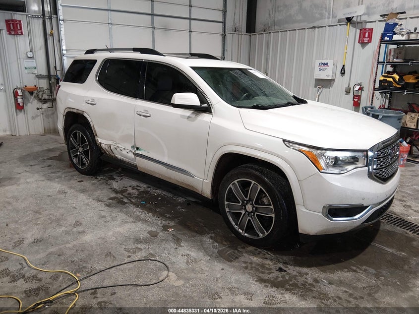 2017 Gmc Acadia 3.6 Denali white Lot 111044835331 Vin 1GKKNPLSXHZ274740