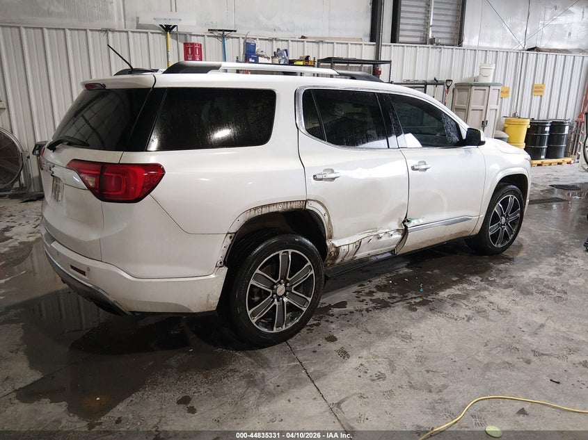 2017 Gmc Acadia 3.6 Denali white Lot 111044835331 Vin 1GKKNPLSXHZ274740