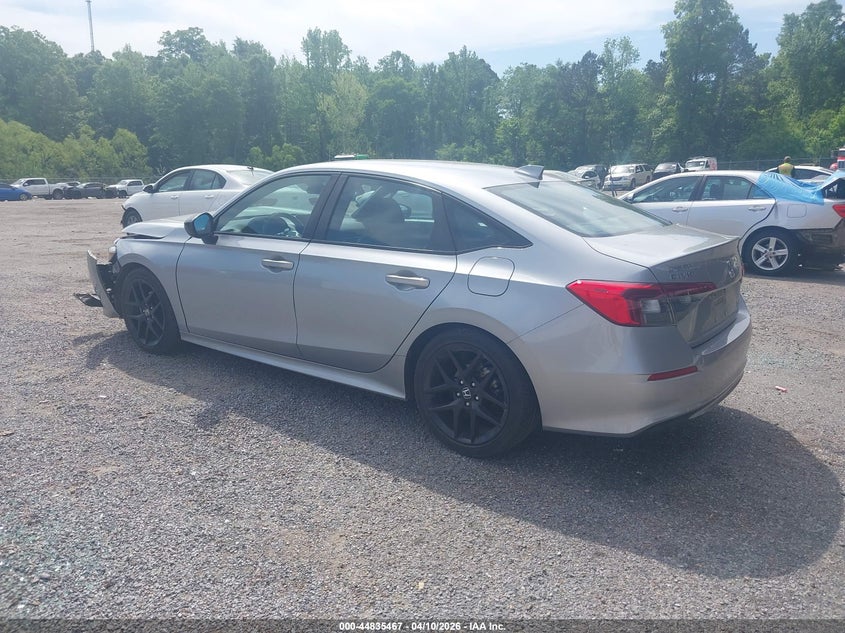 2023 Honda Civic 2.0 Sport silver Lot 111044835467 Vin 2HGFE2F56PH567444