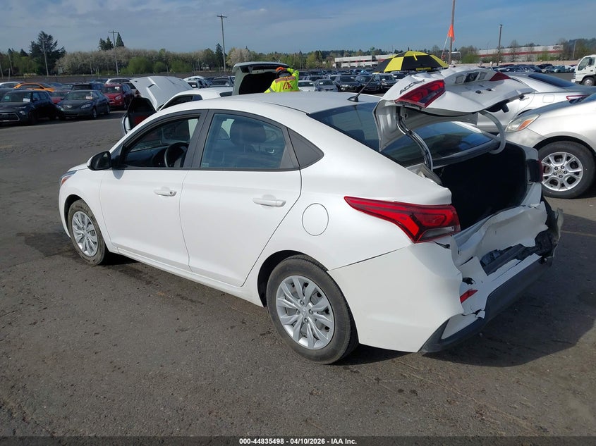 2019 Hyundai Accent 1.6 Se white Lot 111044835498 Vin 3KPC24A38KE068693