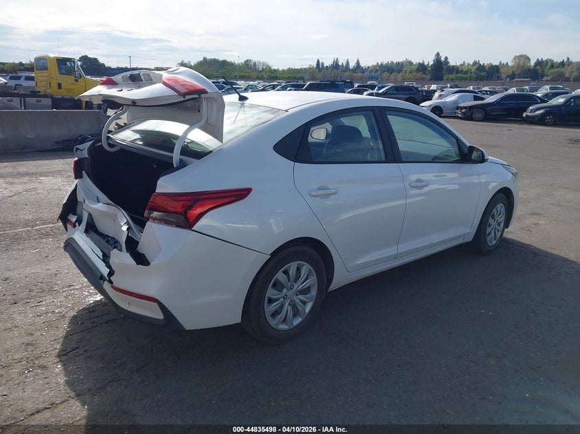 2019 Hyundai Accent 1.6 Se white Lot 111044835498 Vin 3KPC24A38KE068693