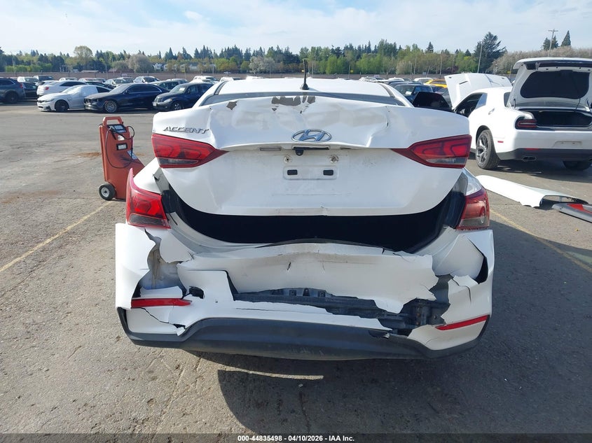 2019 Hyundai Accent 1.6 Se white Lot 111044835498 Vin 3KPC24A38KE068693