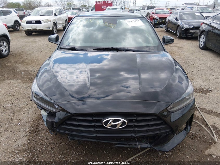 2019 Hyundai Veloster 2.0 VIN: KMHTG6AF3KU015601 Lot: 44835532