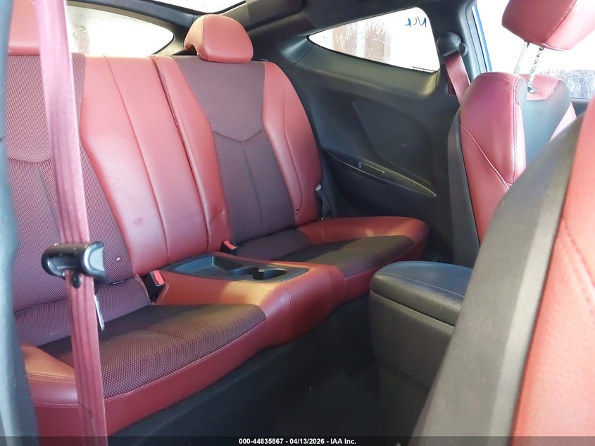 2017 Hyundai Veloster Turbo R-Spec VIN: KMHTC6AE5HU318536 Lot: 44835567