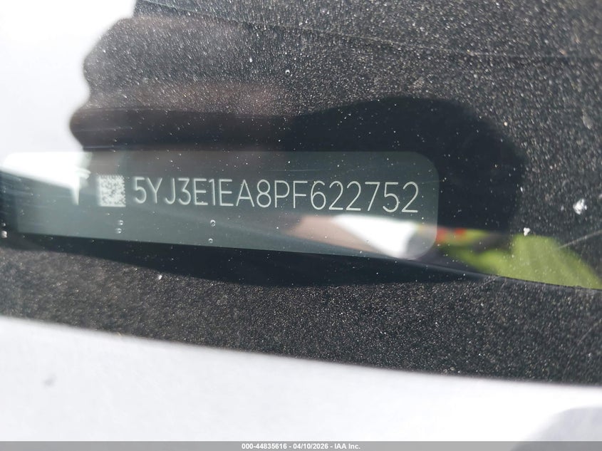 5YJ3E1EA8PF622752 2023 Tesla Model 3 Rear-wheel Drive Grey