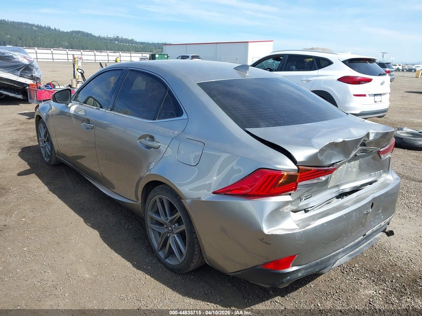 2017 Lexus Is 3.5 Is 300 Grey Lot 111044835715 Vin JTHCM1D26H5023153