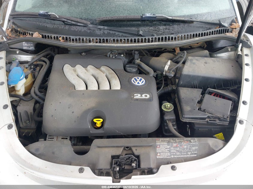 2000 Volkswagen New Beetle Gls VIN: 3VWCC21C1YM402141 Lot: 44835727