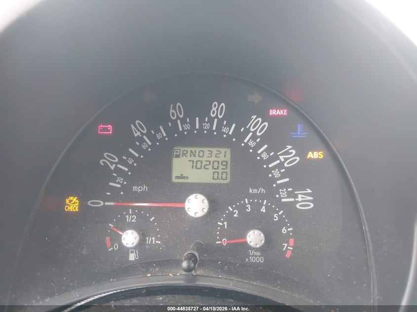 2000 Volkswagen New Beetle Gls VIN: 3VWCC21C1YM402141 Lot: 44835727