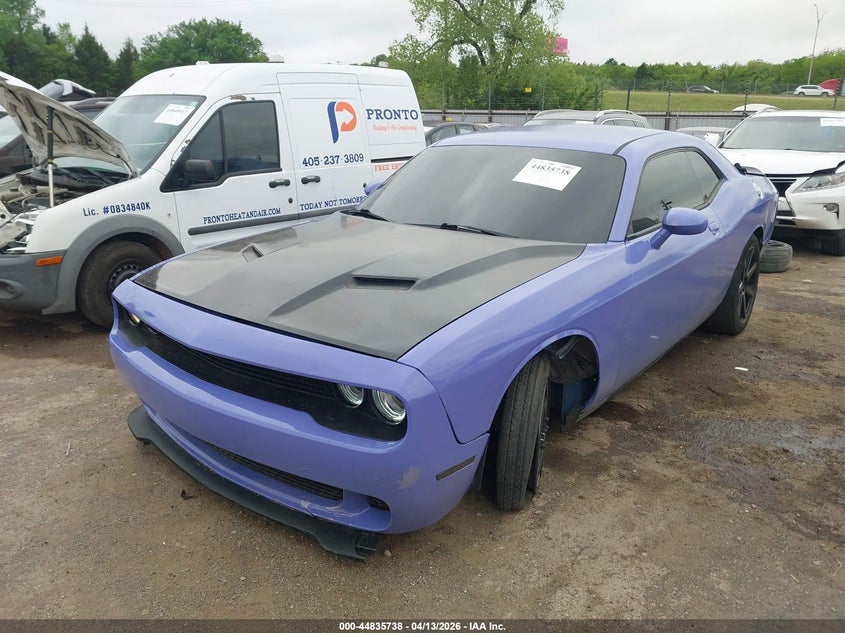 Vin: 2c3cdzag4gh309689, lot: 45333036, dodge challenger sxt 20162