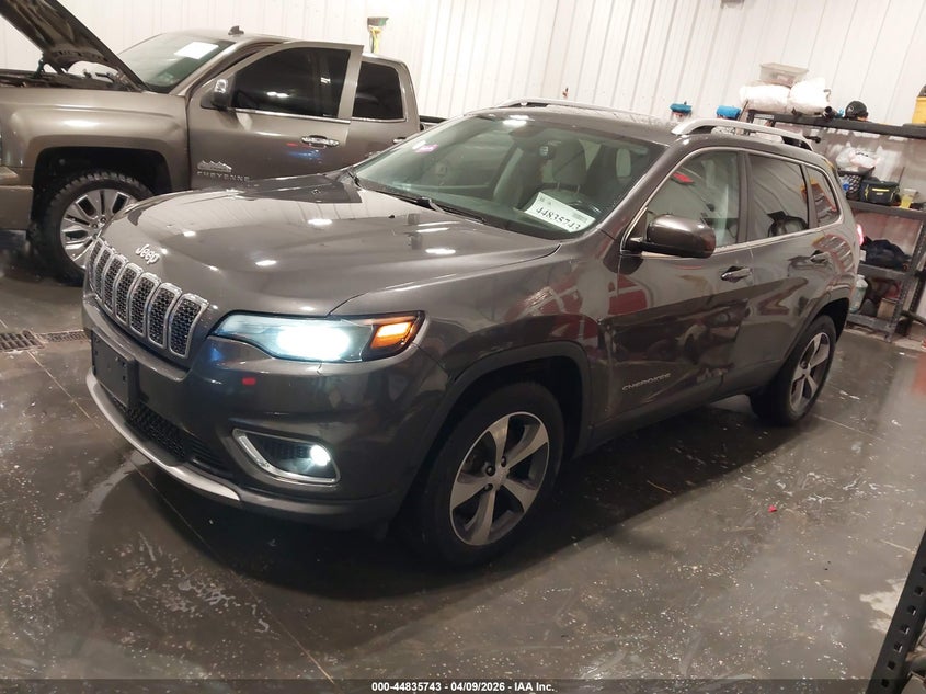 2019 Jeep Cherokee 3.2 Limited 4X4 grey Lot 111044835743 Vin 1C4PJMDX3KD464681