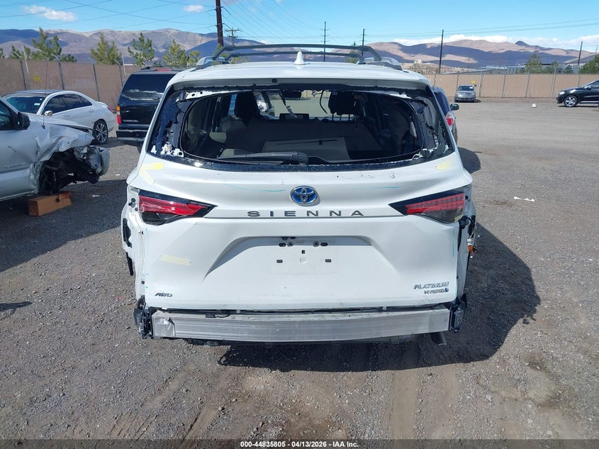 2022 Toyota Sienna Platinum VIN: 5TDESKFC0NS056389 Lot: 44835805