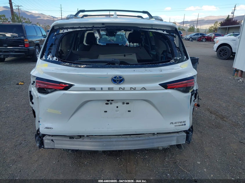 2022 Toyota Sienna Platinum VIN: 5TDESKFC0NS056389 Lot: 44835805