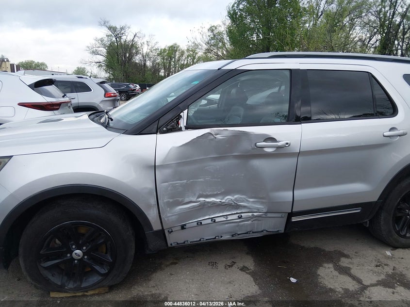 1FM5K7DH5GGC39601 2016 Ford Explorer 2.3 Xlt silver