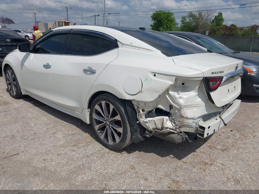 2021 Nissan Maxima 3.5 Platinum Xtronic Cvt white Lot 111044836054 Vin 1N4AA6FV5MC516372