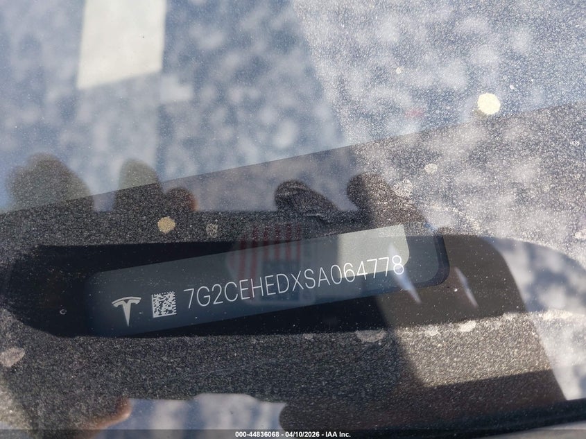 2025 Tesla Cybertruck All-Wheel Drive VIN: 7G2CEHEDXSA064778 Lot: 44836068