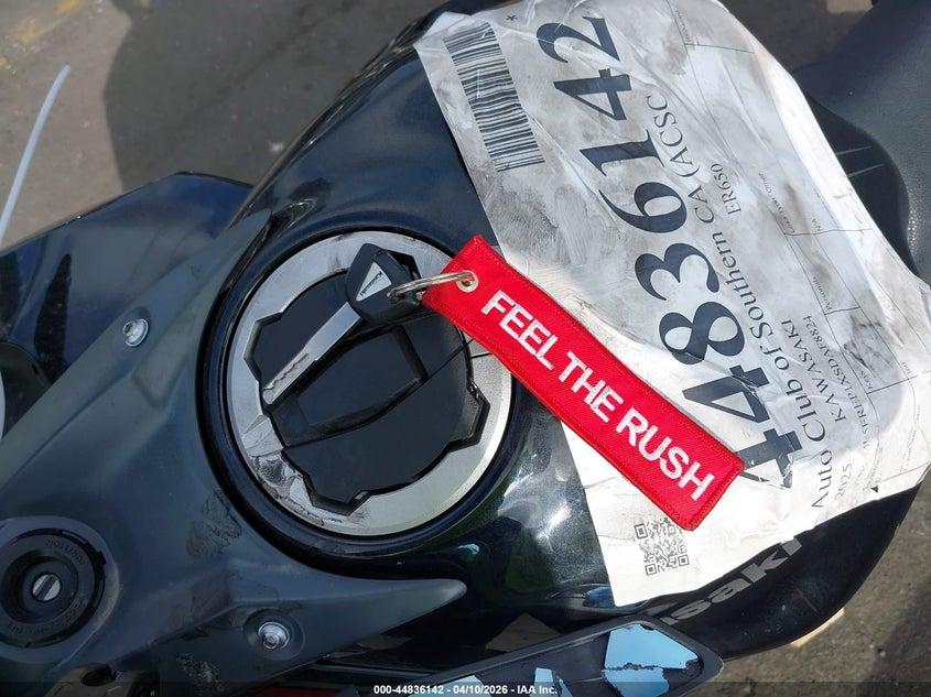 2025 Kawasaki Er650 P VIN: ML5EREP1XSDAF8824 Lot: 44836142