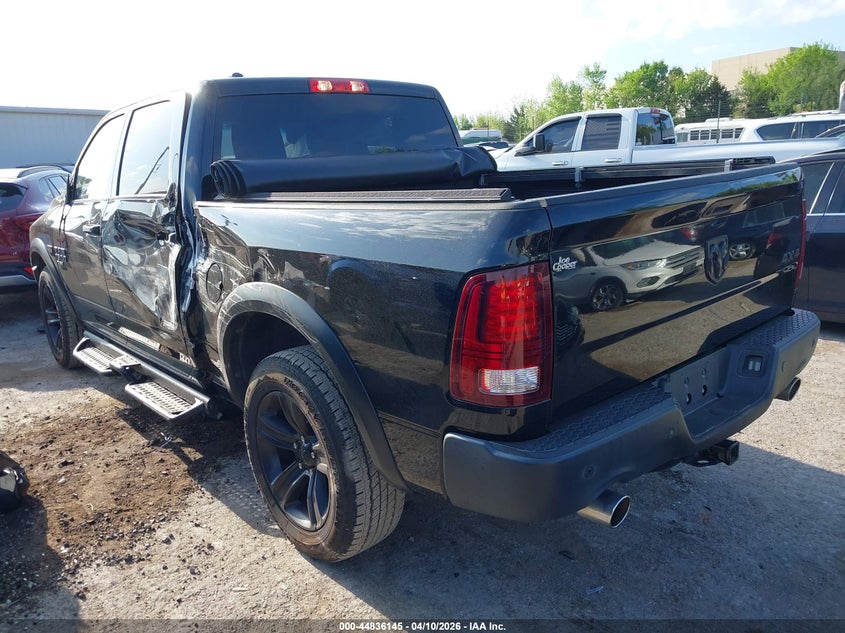 1C6RR7LT3MS528399 2021 Ram 1500 5.7 Ram Classic Warlock 4X4 5'7 Box black