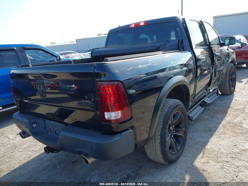 2021 Ram 1500 5.7 Ram Classic Warlock 4X4 5'7 Box black Lot 111044836145 Vin 1C6RR7LT3MS528399