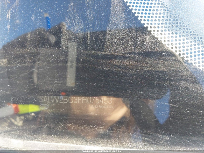 2015 Land Rover Range Rover Evoque Prestige VIN: SALVV2BG3FH075453 Lot: 44836161