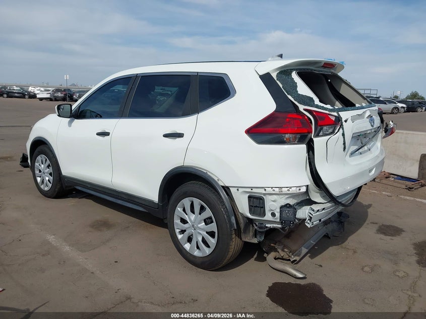 2018 Nissan Rogue 2.5 S white Lot 111044836265 Vin KNMAT2MT9JP557638