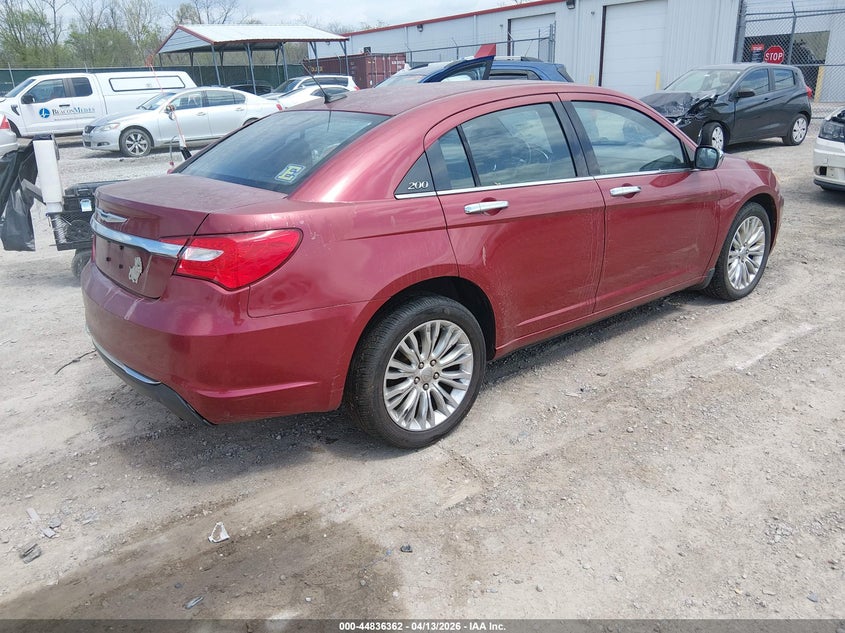2012 Chrysler 200 2.4 Limited brown Lot 111044836362 Vin 1C3CCBCBXCN171864