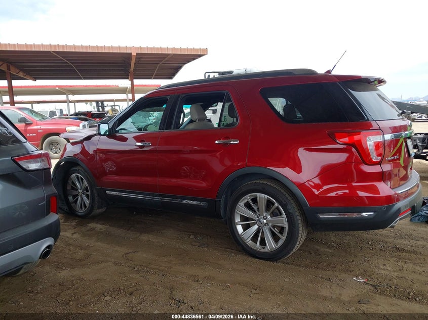 1FM5K7F87KGA64113 2019 Ford Explorer 3.5 Limited brown