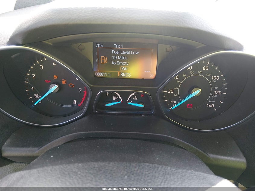2019 Ford Escape 2.5 S grey Lot 111044836575 Vin 1FMCU0F72KUC27901