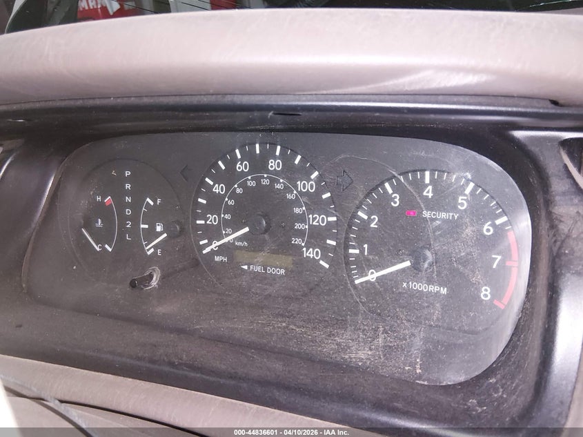 2000 Toyota Camry Xle V6 VIN: JT2BF28K7Y0287253 Lot: 44836601