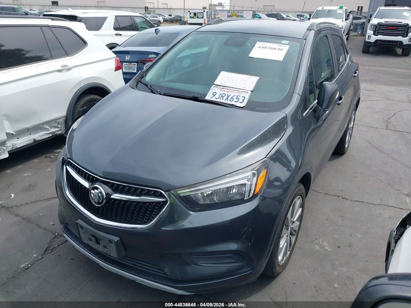 2018 Buick Encore 1.4 Preferred grey Lot 111044836646 Vin KL4CJASB7JB535194