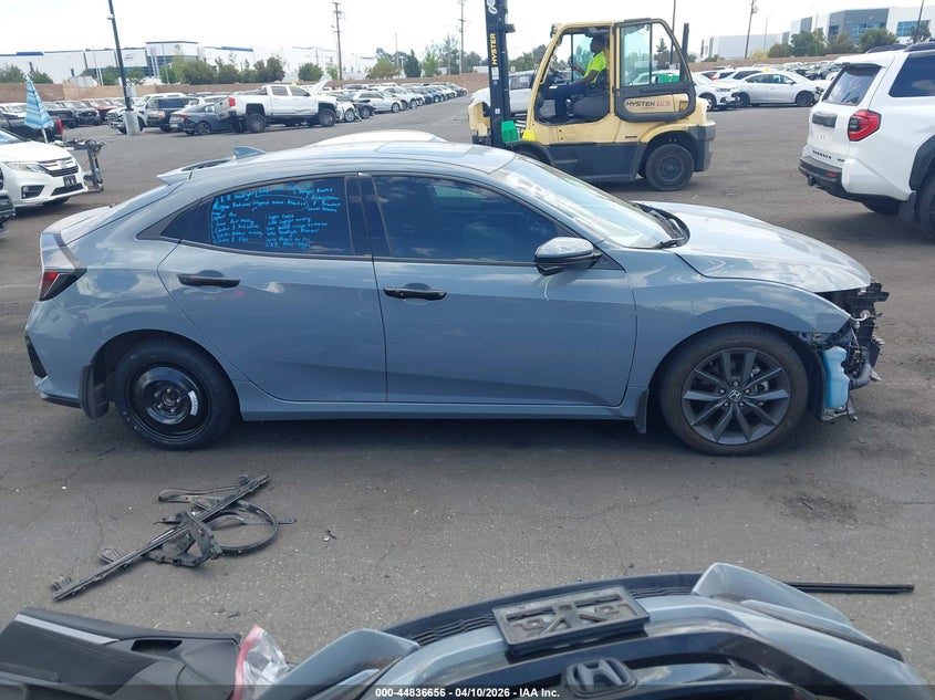 VIN SHHFK7H6XMU404158 2021 HONDA CIVIC EX
