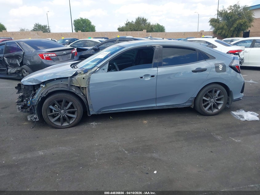 VIN SHHFK7H6XMU404158 2021 HONDA CIVIC EX