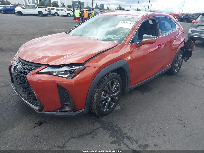 Vin: jthe9jbh9m2043572, lot: 45333980, lexus ux 250h f sport 20212