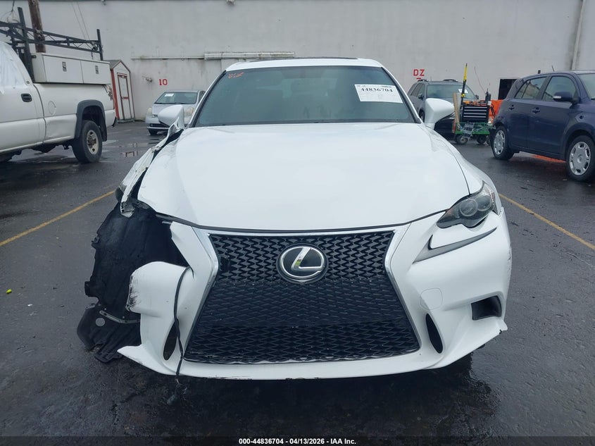 2015 Lexus Is 2.5 Is 250 white Lot 111044836704 Vin JTHBF1D22F5081389