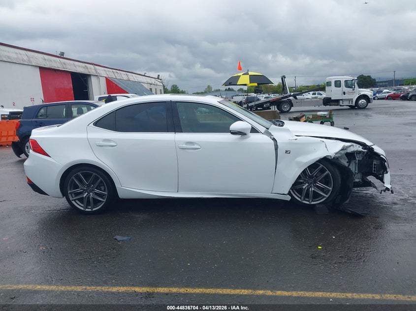 2015 Lexus Is 2.5 Is 250 white Lot 111044836704 Vin JTHBF1D22F5081389